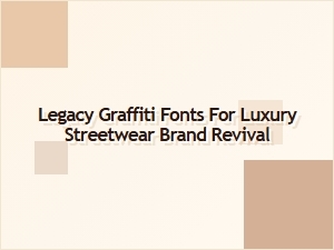 A Legacy of Luxury Streetwear Graffiti